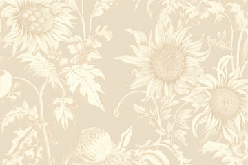 Sticker - Sunflower wallpaper pattern backgrounds.