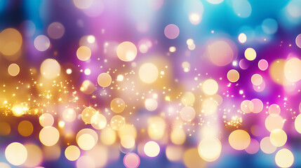 Poster - City lights merge in a mesmerizing blur, forming a vibrant bokeh that captures the essence of nighttime energy