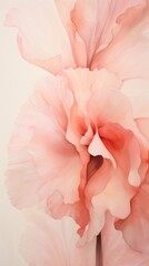 Canvas Print - Carnation abstract flower petal.