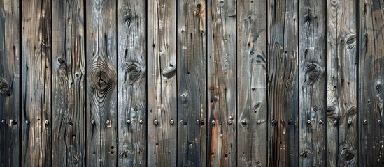 Wall Mural - Background featuring weathered wooden boards with copy space image