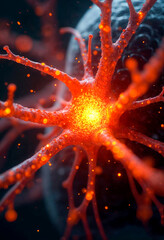Poster - A High-Resolution Visualization of Neural Connections and Electric Brain Activity