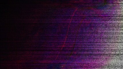Poster - Tv colorful noise. Computer generated 3d render