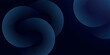 © alfan - Abstract blue glowing geometric lines on dark blue background. Modern shiny blue circle lines pattern. Futuristic technology concept. Suit for cover, poster,vector