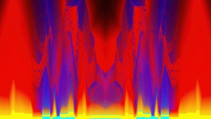 Poster - Abstract colorful noise. Computer generated 3d render