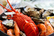 © Austockphoto - Lobster prawns and seafood in bowl