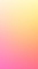 Wall Mural - A soft gradient background blending pink and yellow hues, perfect for adding a warm touch to any design project.