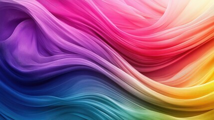Poster - Abstract colorful wave background
