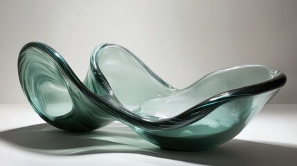 Poster - modern abstract glass architectural forms