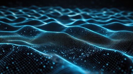 Aufkleber - Technology Particle Abstract Background