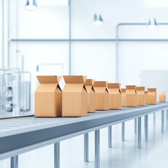 Poster - Efficient Packaging Machinery in Assembly Line Setup