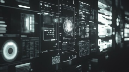 Poster - Floating holographic interfaces in a dark room