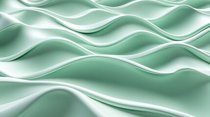 Poster - Three dimensional render of wavy pattern. waves abstract background texture