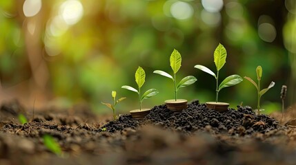 Aufkleber - Financial growth, stock market business and exchange financial growth