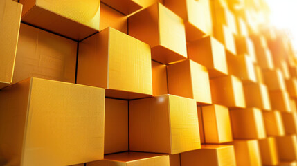 Cubes abstract background.