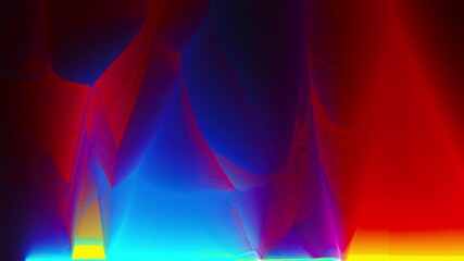 Poster - Abstract colorful noise. Computer generated 3d render