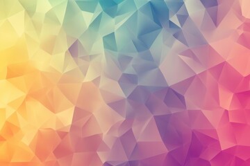 Poster - A vibrant smooth gradient backdrop with soft polygonal shapes showcases a blend of colors ideal for creative projects and digital designs. Generative AI