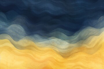 Sticker - Watercolor background backgrounds yellow wave.