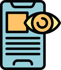 Poster - Big brother eye watching what users are doing on their smartphone