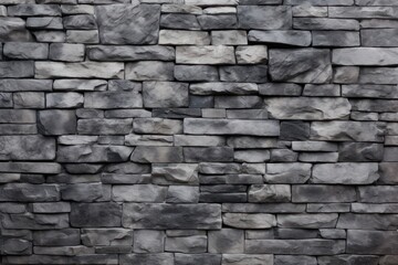 Sticker - Grey flagstone wall architecture backgrounds rock.