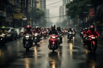 Poster - Motorcycle vehicle traffic helmet.