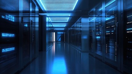 Poster - Exploring the modern data center a glimpse into high-tech infrastructure and network solutions
