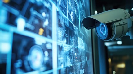 Poster - advanced surveillance technology understanding the role of security cameras in modern environments