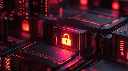Poster - The future of cybersecurity understanding the significance of digital lock systems in a tech-driven world