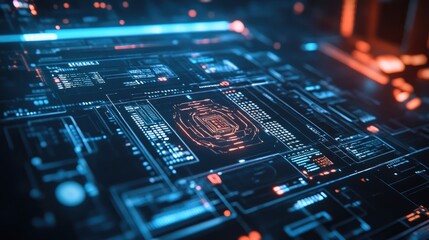 Poster - Exploring the intricacies of digital technology a deep dive into modern circuitry and data flow visualizations