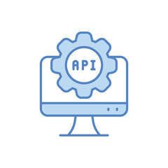 API  vector icon