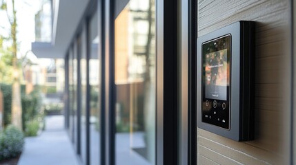 Poster - modern smart home entry system elevate your security and convenience with innovative technology solu