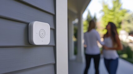 Poster - smart home technology enhancing connectivity and comfort with modern devices