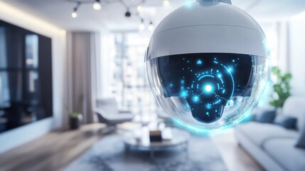 Poster - innovative surveillance the future of home security with smart cameras