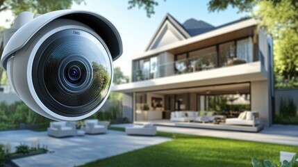 Poster - Enhancing home security the role of surveillance cameras in modern architecture