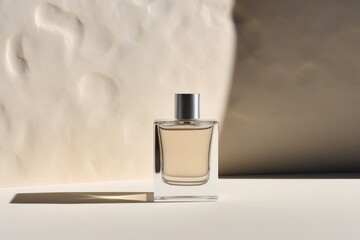 Canvas Print - Perfume bottle cosmetics lighting.