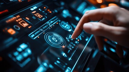Poster - Exploring the future of user interface design the interactive touchscreen experience in modern technology