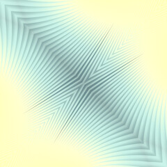 Fototapete - Colorful spiral composition with striped pattern. 3d rendering illustration