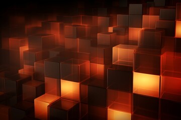 Poster - Artistic background featuring an abstract urban landscape mosaic of scattered lights and shadows