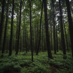 trees in the forest