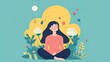© KOOLAIDMAN100X - Capture the significance of positive changes in lifestyle for mental well-being Adobe Illustrator