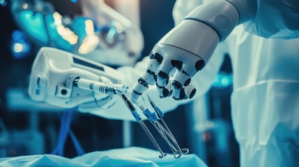 Poster - advanced robotic surgery exploring the future of medical technology with ai-assisted precision instr