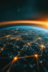Wall Mural - Earth from Space at Night