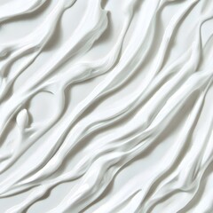 An image that demonstrates the texture of a white lotion