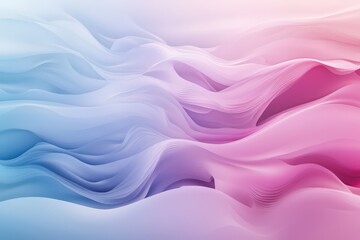 Wall Mural - abstract gradient featuring soft, flowing colors that blend seamlessly
