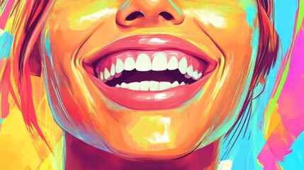 Show the power of a smile amid struggle Adobe Illustrator