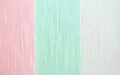 Poster - Pastel color palette featuring soft pink, mint green, and light gray textures against a smooth background