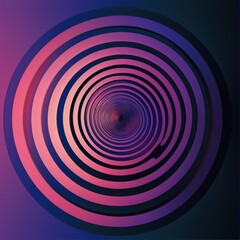 Wall Mural - smooth circular gradient transitions, creating a hypnotic spiral pattern