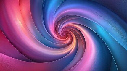 Wall Mural - vibrant, dynamic spiral pattern with smooth gradient transitions
