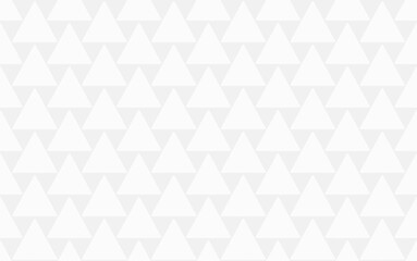 Poster - Seamless pattern of white triangles on light gray background. Abstract high resolution full frame geometric triangular background with copy space.