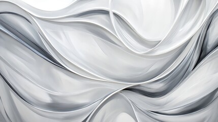 Poster - Elegant pattern painting with a modern white and grey background perfect for web design texture