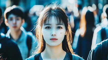 Poster - street surveillance cameras with face recognition and personal identification technologies law enfor